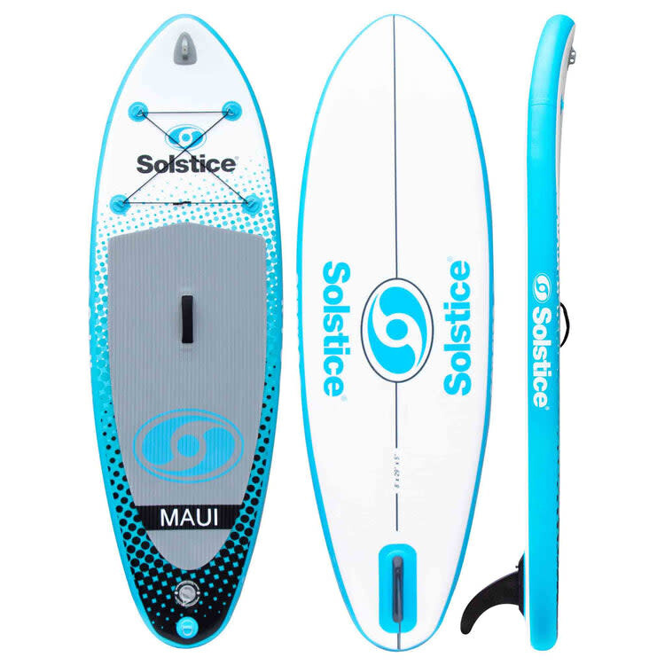 Solstice Maui Youth Inflatable Stand-Up Paddleboard Kit 8&#39;