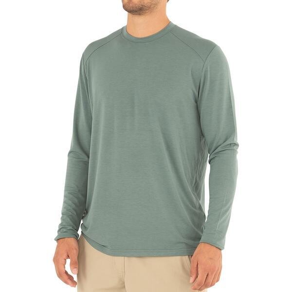 Free Fly M&#39;s L/S Bamboo Midweight T-Shirt Juniper XL