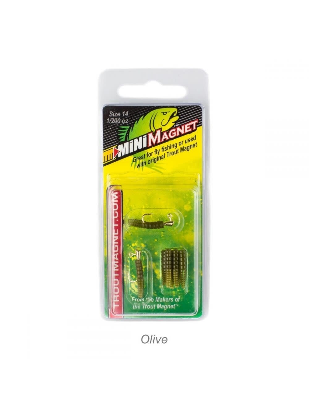 Trout Mini Magnet 10 pk. Olive