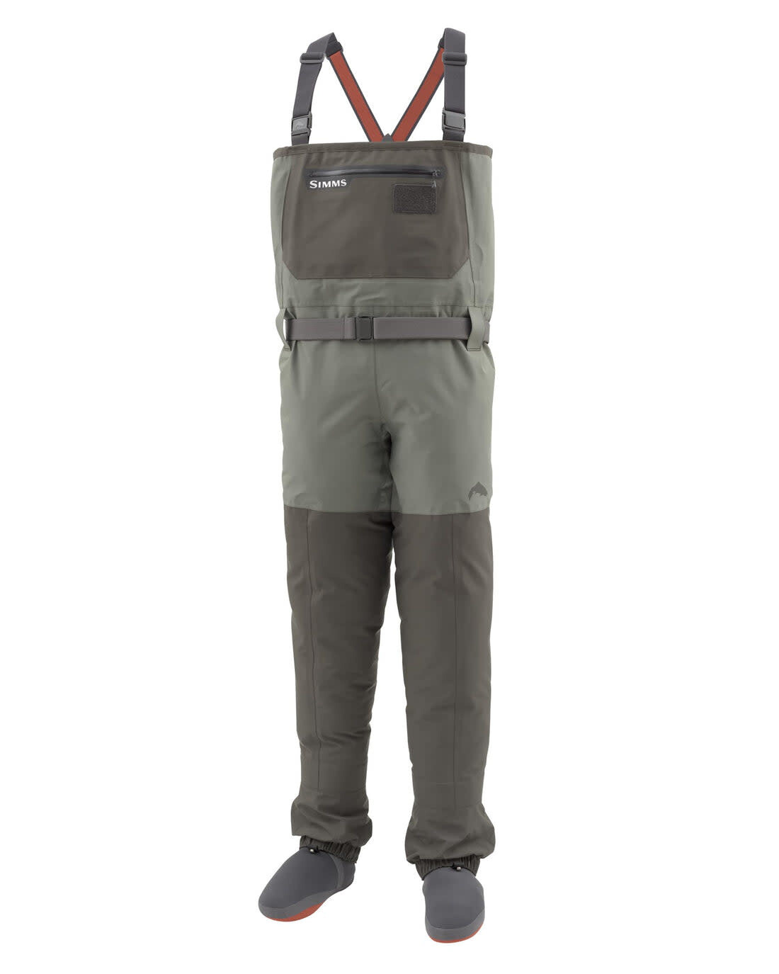 Simms M&#39;s Freestone Waders - Stockingfoot Dark Gunmetal L 9-11