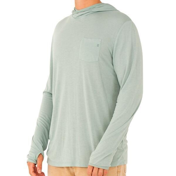 Free Fly M&#39;s Bamboo Lightweight Hoody Sea Glass XL
