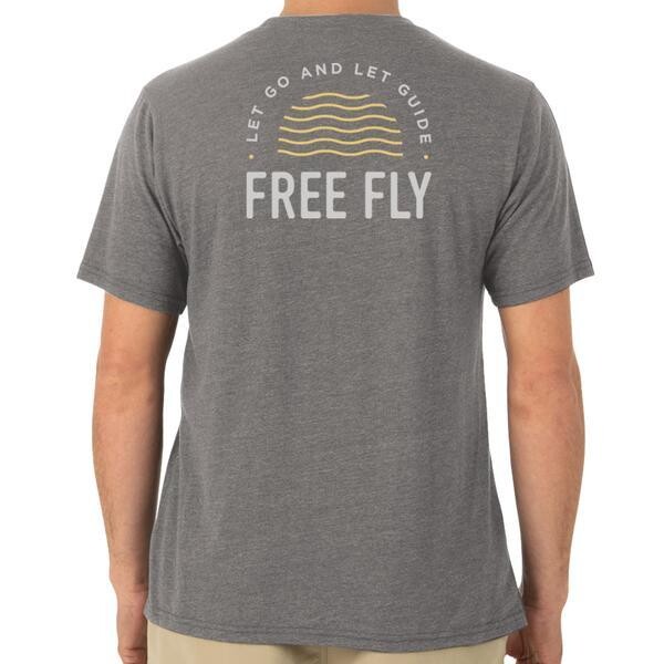 Free Fly Go&amp;Guide Tee Heather Steel Grey (L)