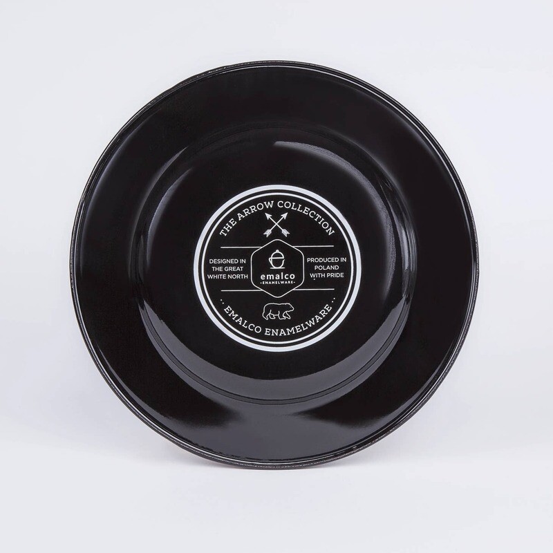 Emalco Enamel Arrow Dinner Plate - 9.5"