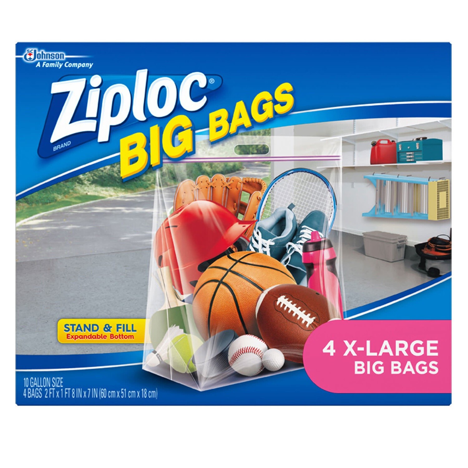 Ziploc Big Bag XL 4 ct.