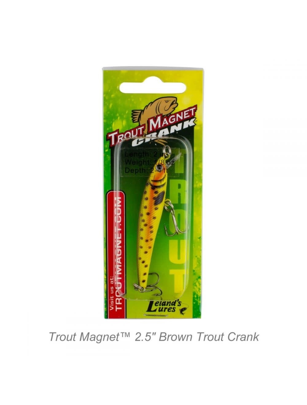 Trout Magnet Crank Bait 2.5&quot; Brown Trout