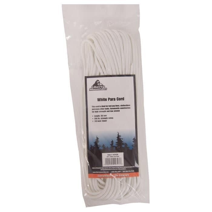 PARACORD 50 FT WHITE