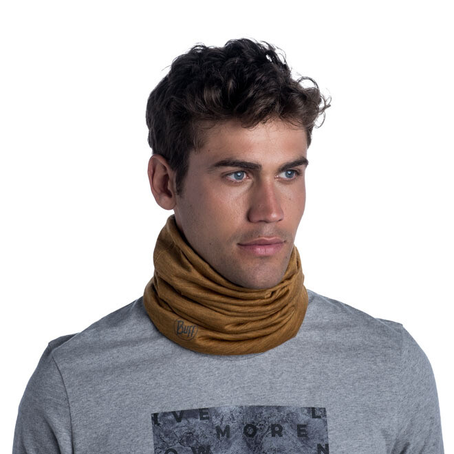 Buff Merino Lightweight Multifunctional Neckwear Mustard