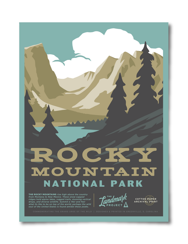 The Landmark Project - Rocky Mountains National Park Poster