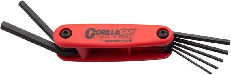 Bondhus Gorilla Grip 2-8mm Folding Hex Key Set