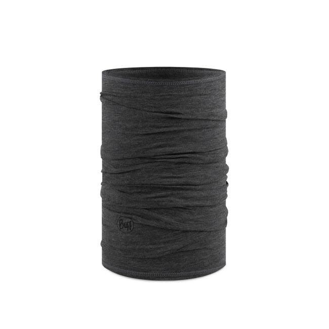 Buff Merino Lightweight Neckwear Solid Grey