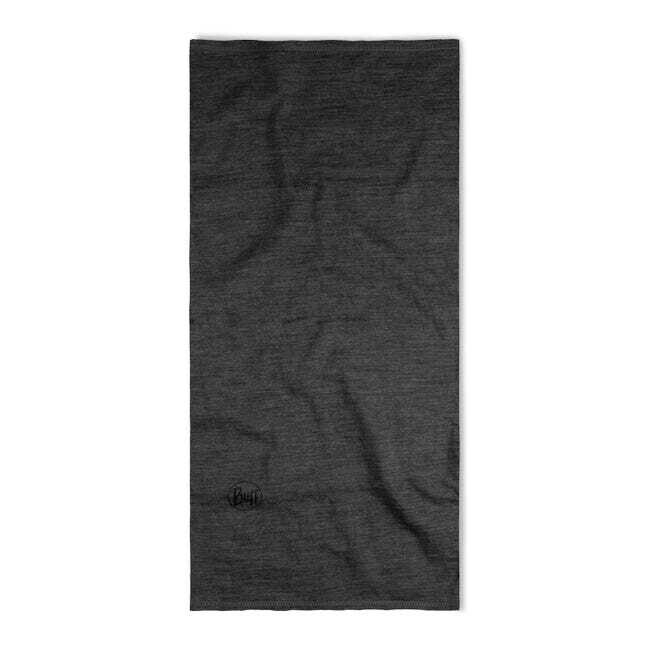 Buff Merino Lightweight Neckwear Solid Grey