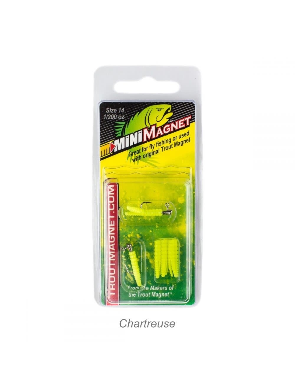 Trout Mini Magnet 10 pk. Chartreuse