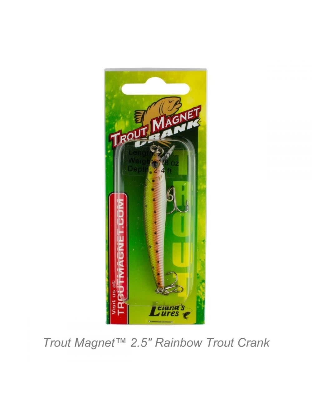 Trout Magnet Crank Bait 2.5&quot; Rainbow Trout