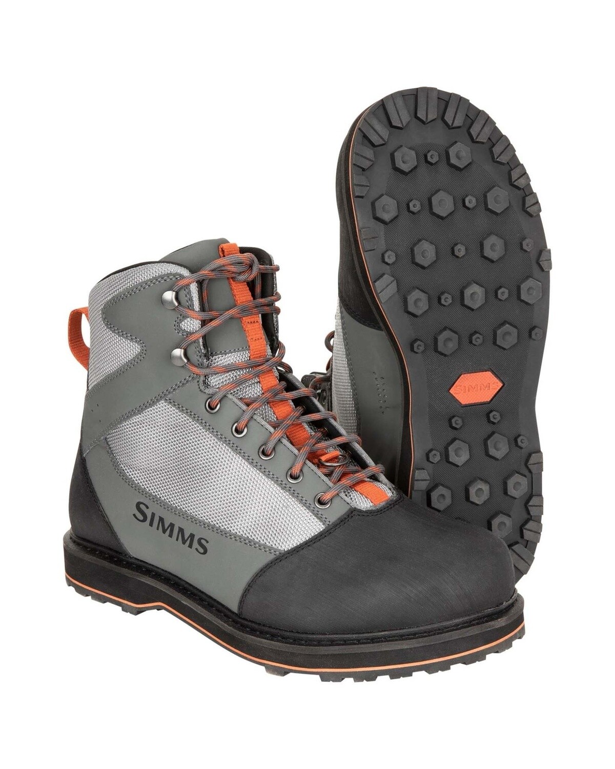 Simms M&#39;s Tributary Wading Boots - Rubber Sole Striker Grey 13