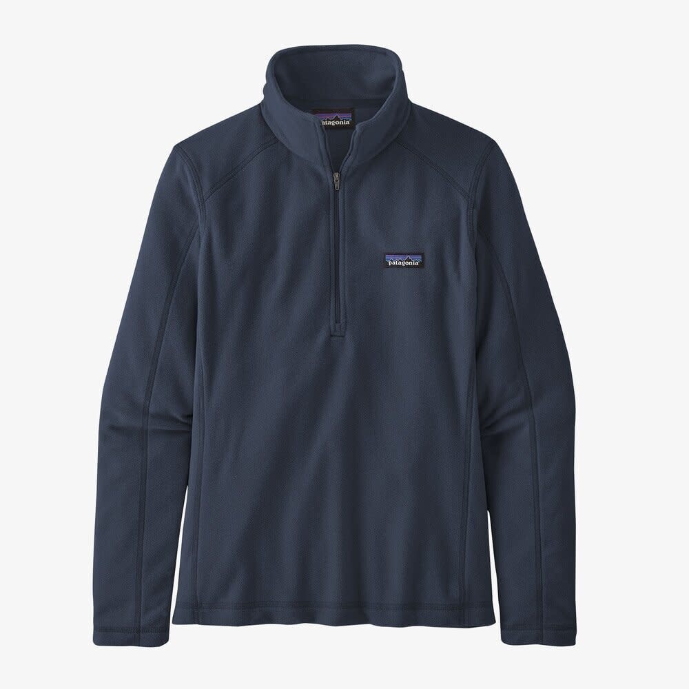 Patagonia W&#39;s Micro D 1/4 Zip New Navy (NENA) L