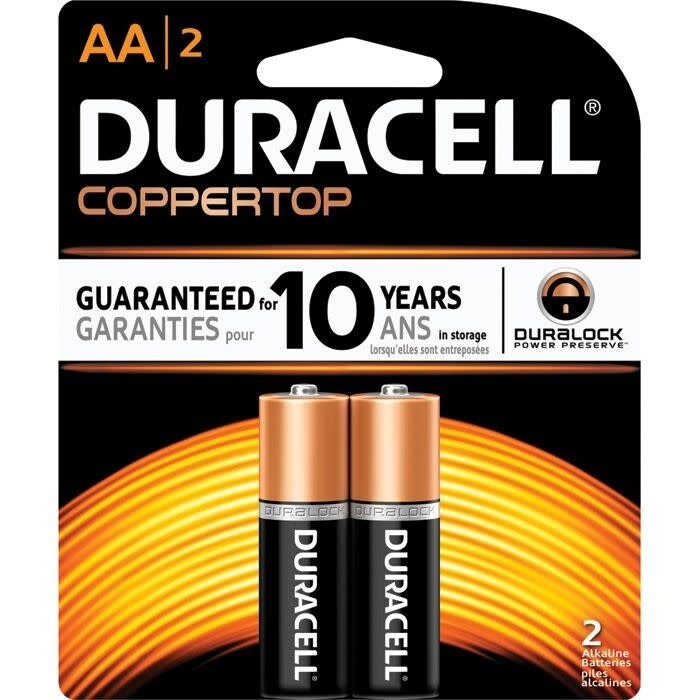 Duracell Cprt AA 2pck