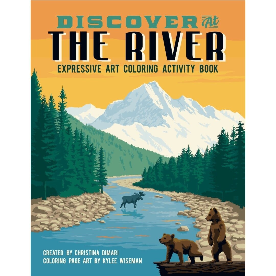 Discover at the River Expressive Art Coloring Activity Book