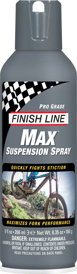 Finish Line Max Suspension Aerosol Spray Lubricant 9 oz.