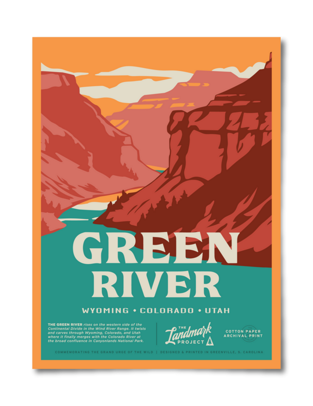 The Landmark Project - Green River Poster