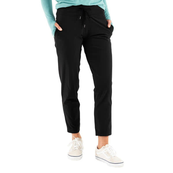 Free Fly W&#39;s Breeze Cropped Pants Black XL