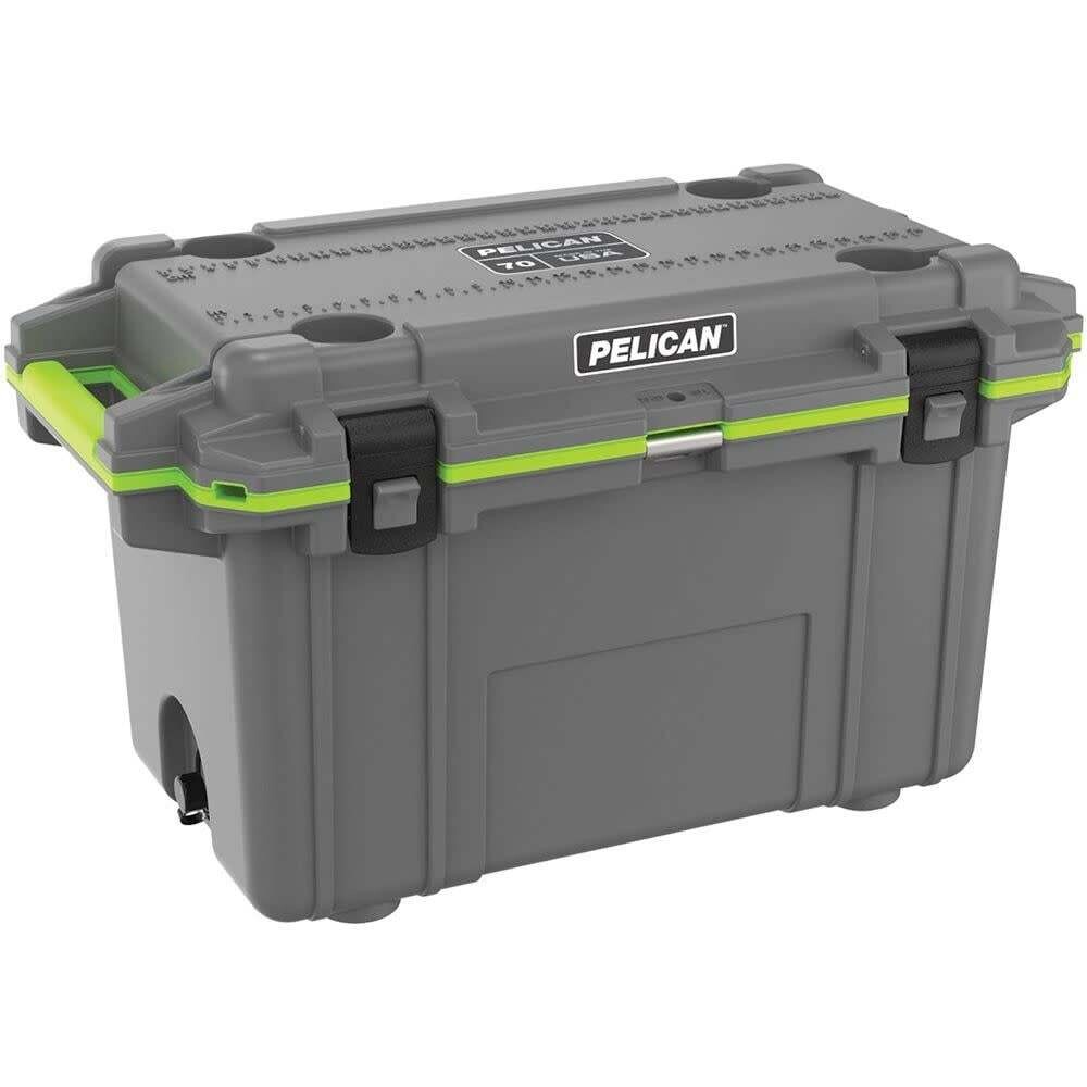 Pelican Elite Cooler 70 Qt. Gray/Green