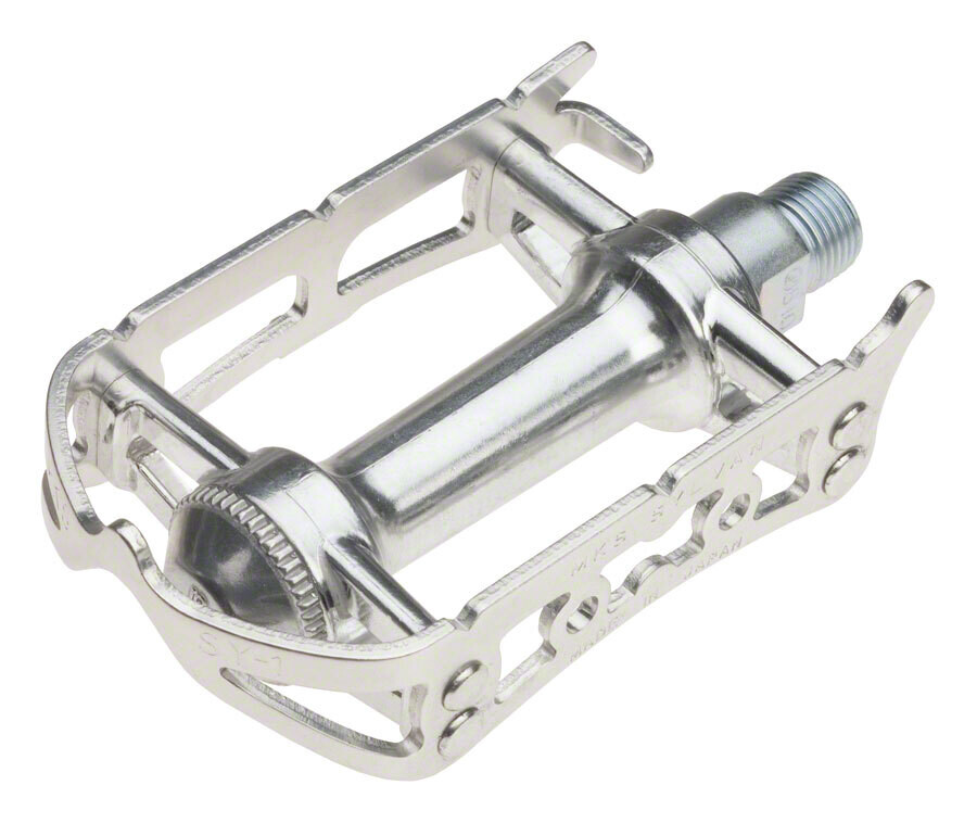 MKS Sylvan Road Pedals - Platform, Aluminum, 9/16&quot;, Silver