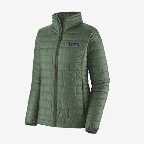 Patagonia W&#39;s Nano Puff Jacket Hemlock Green (HMKG) L