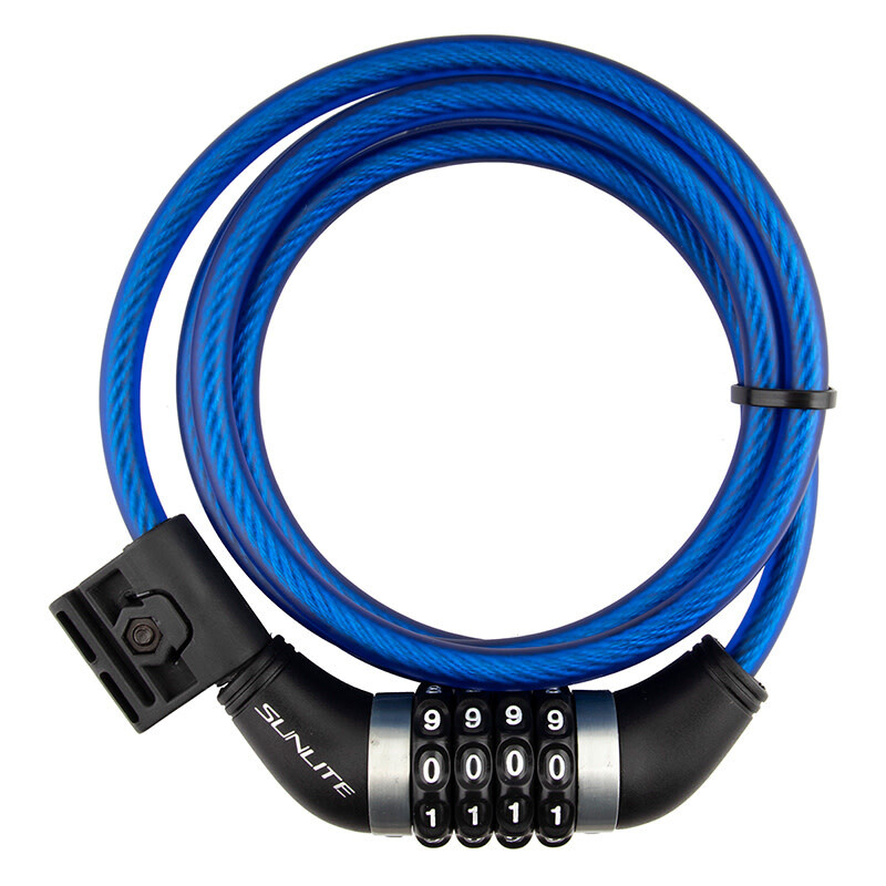 Lock Sunlt Cbl 8mmx6f Com w/Bkt Coil Bu