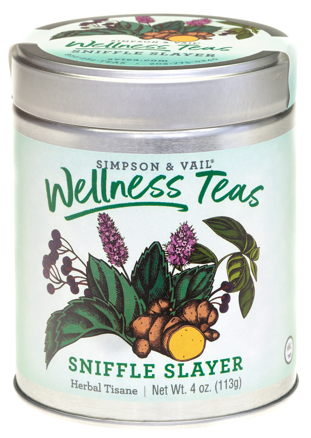Simpson &amp; Vail Herbal Wellness Tea Sniffle Slayer 4 oz.