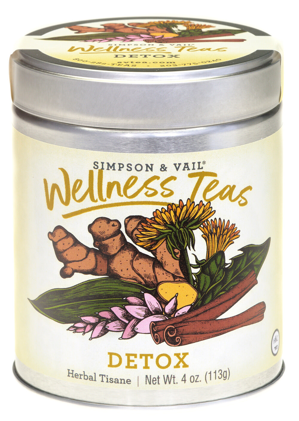 Simpson &amp; Vail Herbal Wellness Tea Detox 4 oz.