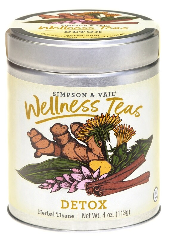 Simpson & Vail Herbal Wellness Tea Detox 4 oz.