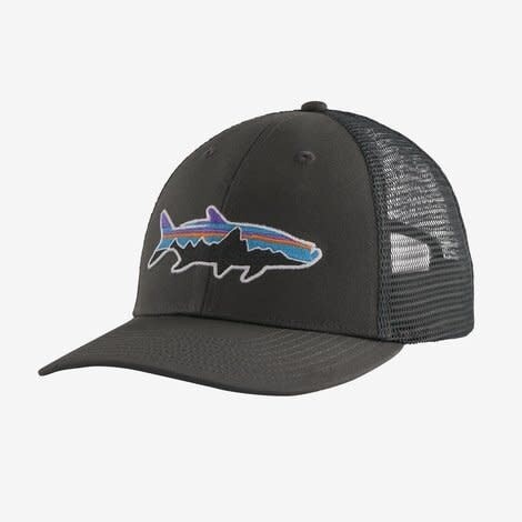 Patagonia Fitz Roy Fish LoPro Trucker Hat Forge Grey w/ Fitz Roy Tarpon (FGFT)