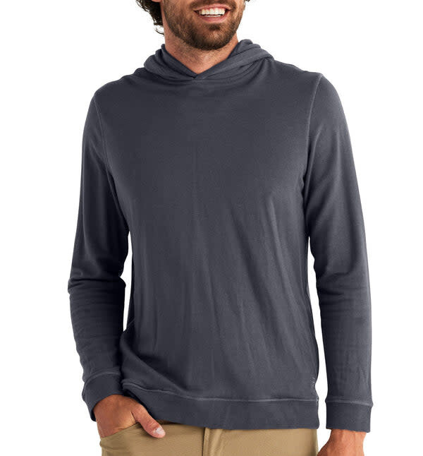 Free Fly M&#39;s Bamboo Heritage Fleece Hoody Graphite XL
