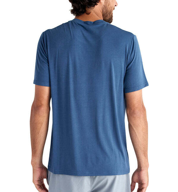 Free Fly M's Bamboo Motion Tee True Navy S