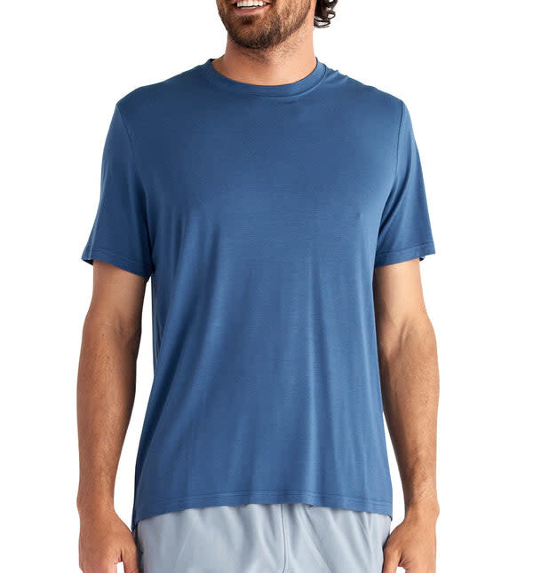 Free Fly M&#39;s Bamboo Motion Tee True Navy XL