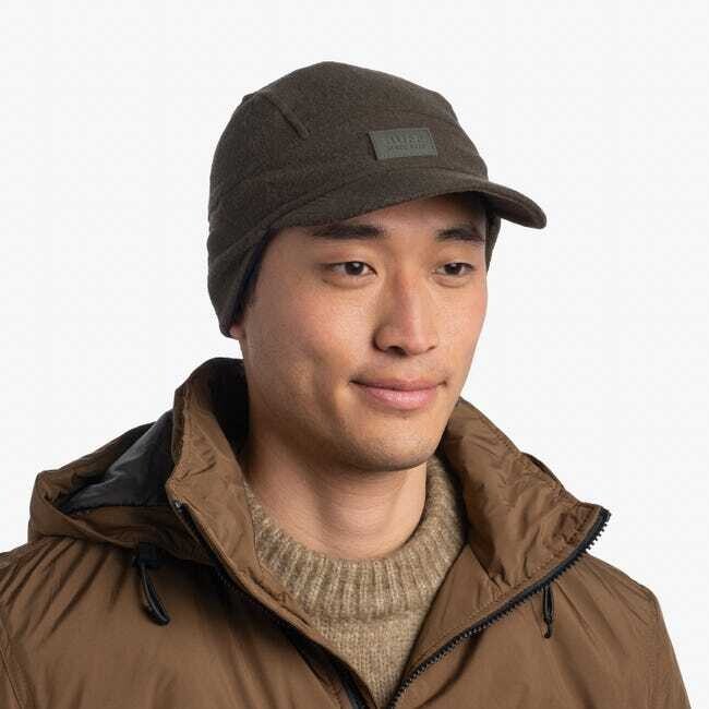 Buff Merino Fleece Pack Cap Khaki