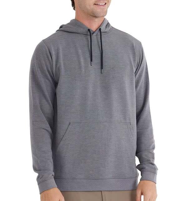 Free Fly M's Bamboo Fleece Pullover Hoody Heather Navy S