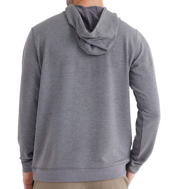 Free Fly M's Bamboo Fleece Pullover Hoody Heather Navy S