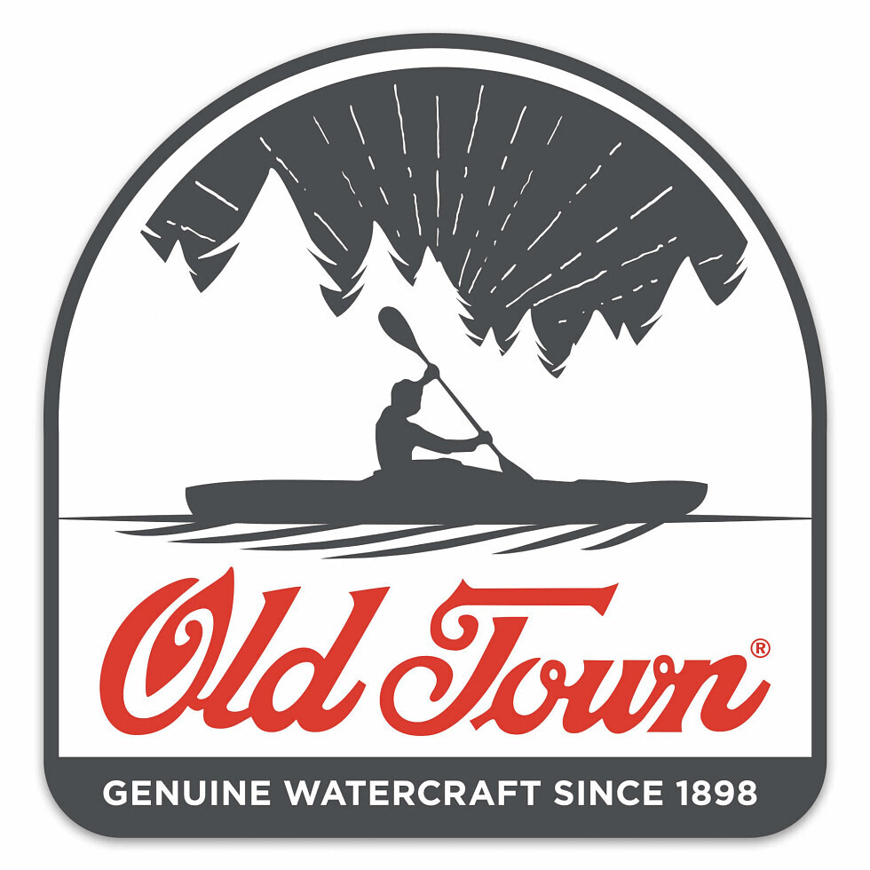 Old Town Genuine Watercraft Kayaker Sticker
