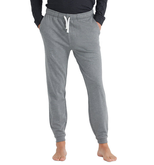 Free Fly M&#39;s Bamboo Heritage Fleece Joggers Heather Graphite L