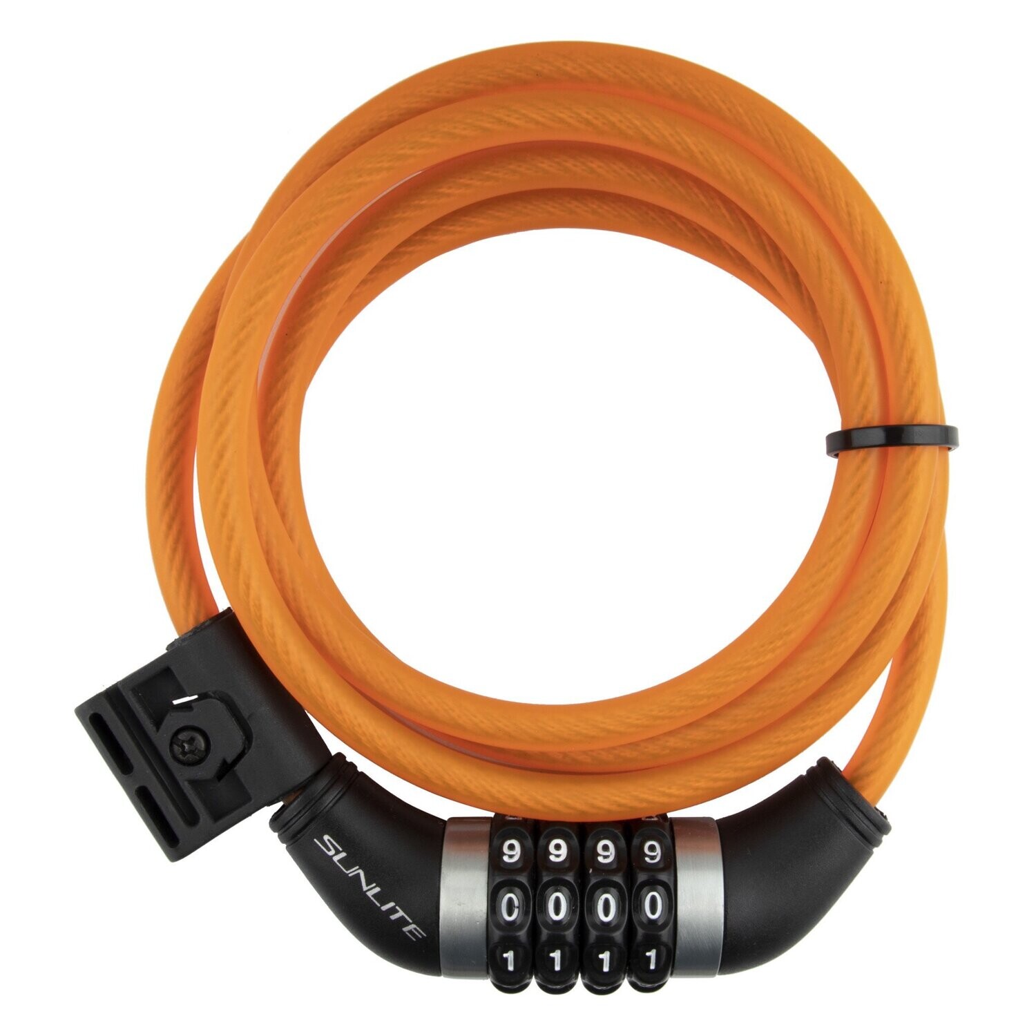 Lock Sunlt Cbl 8mmx6f Com w/Bkt Coil Or