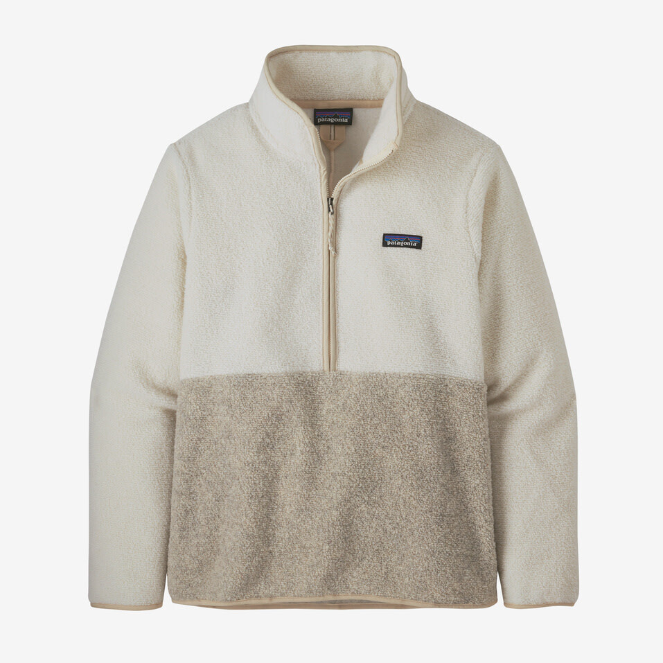 Patagonia W&#39;s Reclaimed Fleece Pullover Birch White (BCW) L