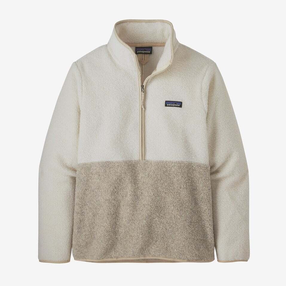 Patagonia W&#39;s Reclaimed Fleece Pullover Birch White (BCW) XL
