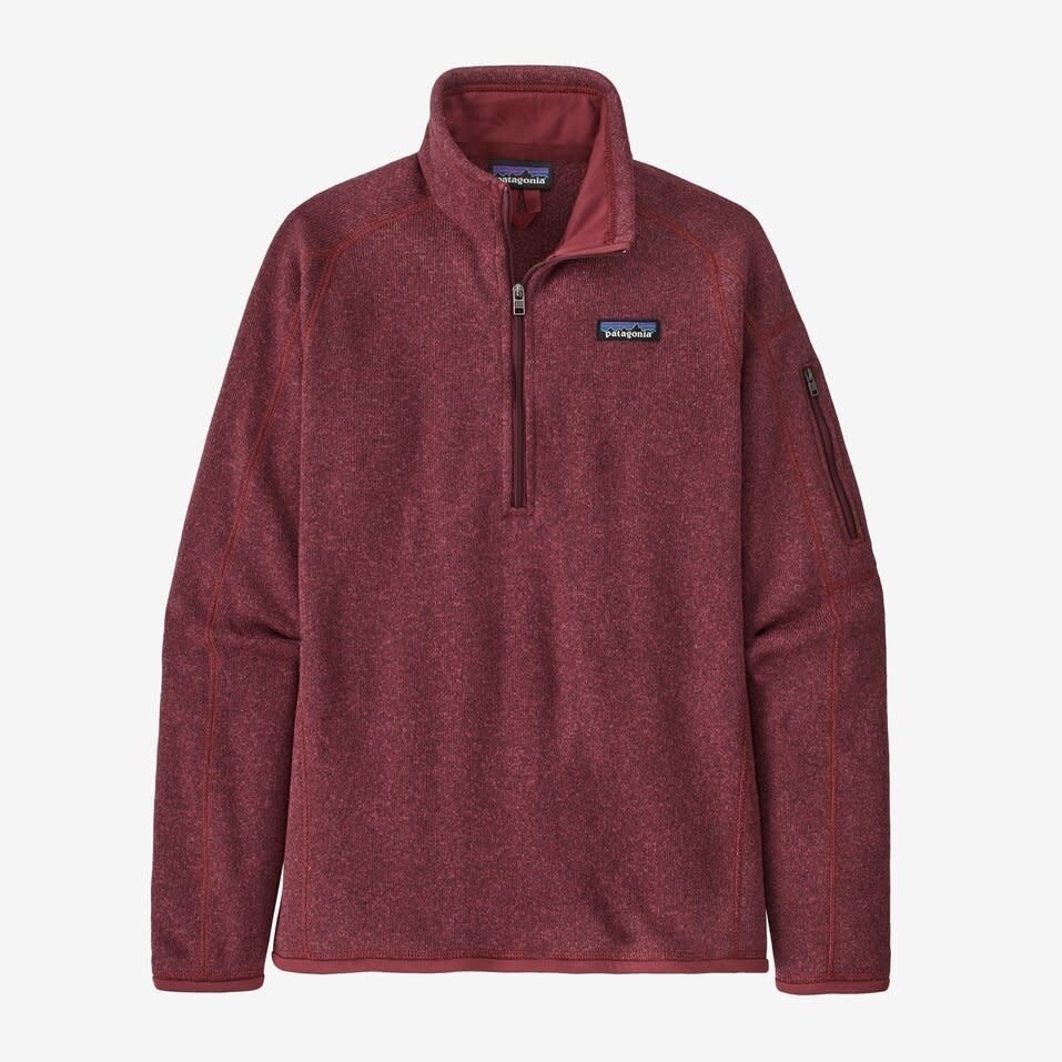 Patagonia W&#39;s Better Sweater 1/4 Zip Fleece Jacket Sequoia Red (SEQR) L