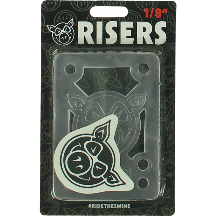 PIG PILES 1/8&quot; SHOCK PAD CLEAR single set
