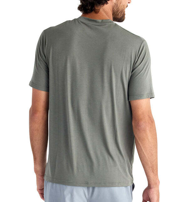 Free Fly M's Bamboo Motion Tee Fatigue S