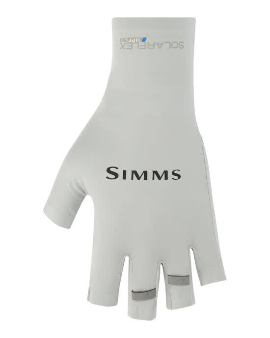 S23 Simms SolarFlex Half-Finger SunGlove Sterling L