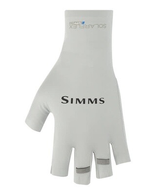 S23 Simms SolarFlex Half-Finger SunGlove Sterling L