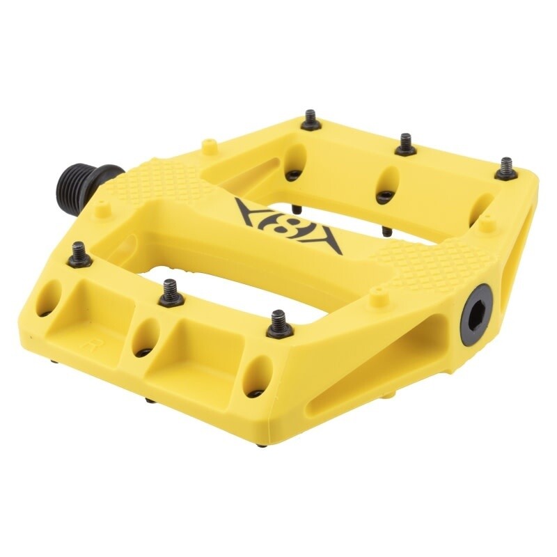 PEDALS OR8 STRAPD 9/16 YL