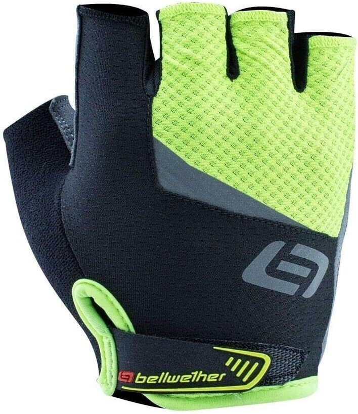 Bellwether Ergo Gel Gloves - Hi-Vis Yellow, Short Finger, Men&#39;s, X-Large